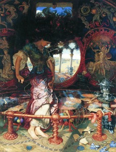 The Lady of Shalott (c. 1890-1905), by William Holman Hunt.