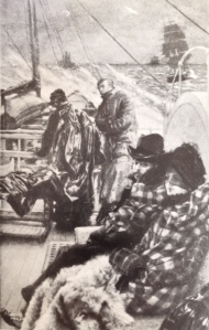 Crossing the Channel (c 1879), by James Tissot.