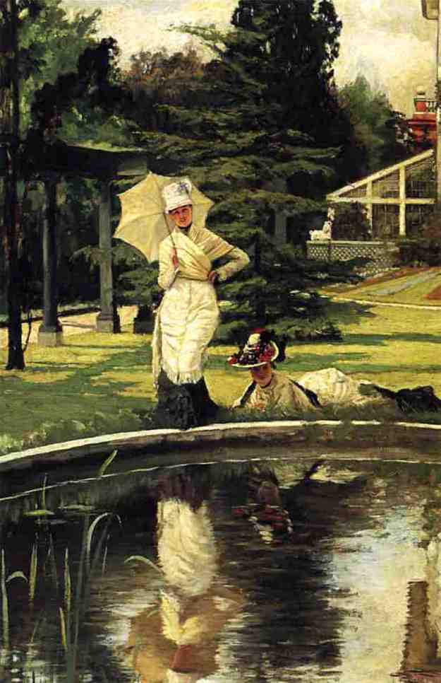 James Tissot, 1878 c, In_an_English_Garden