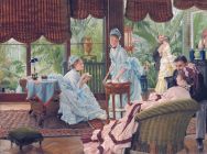 James Tissot, In_the_conservatory, wikimedia