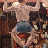 A Closer Look:  The Circus Lover (The Amateur Circus), by James Tissot