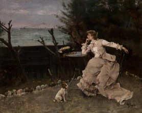 in deep thought, alfred stevens
