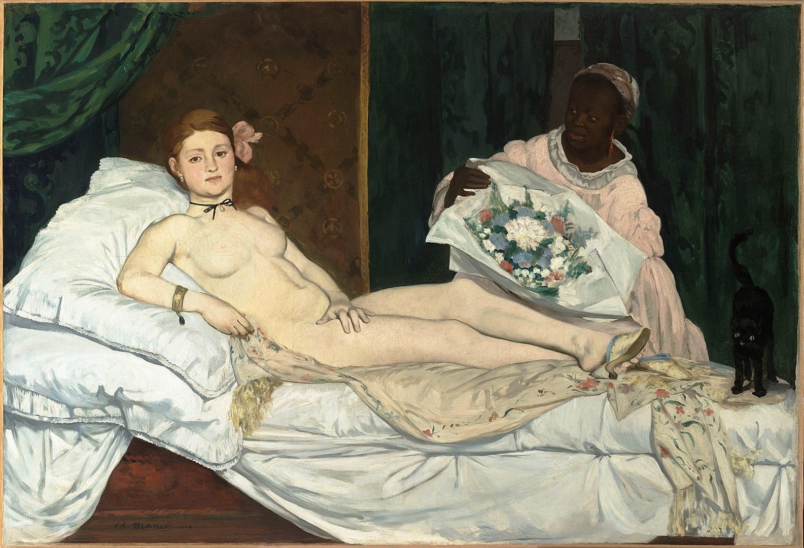 1863, Manet, Olympia, Musée_d'Orsay, WIKI